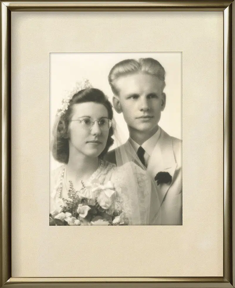 Wedding Portrait in Frame